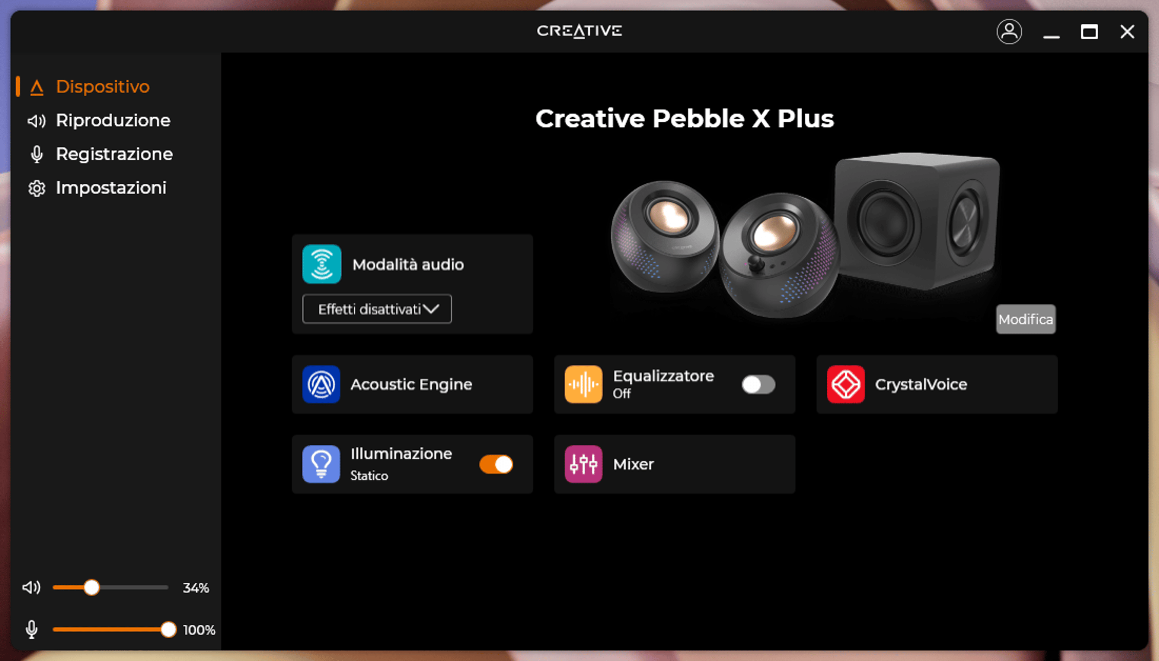 Pebble X Plus applicazione windows